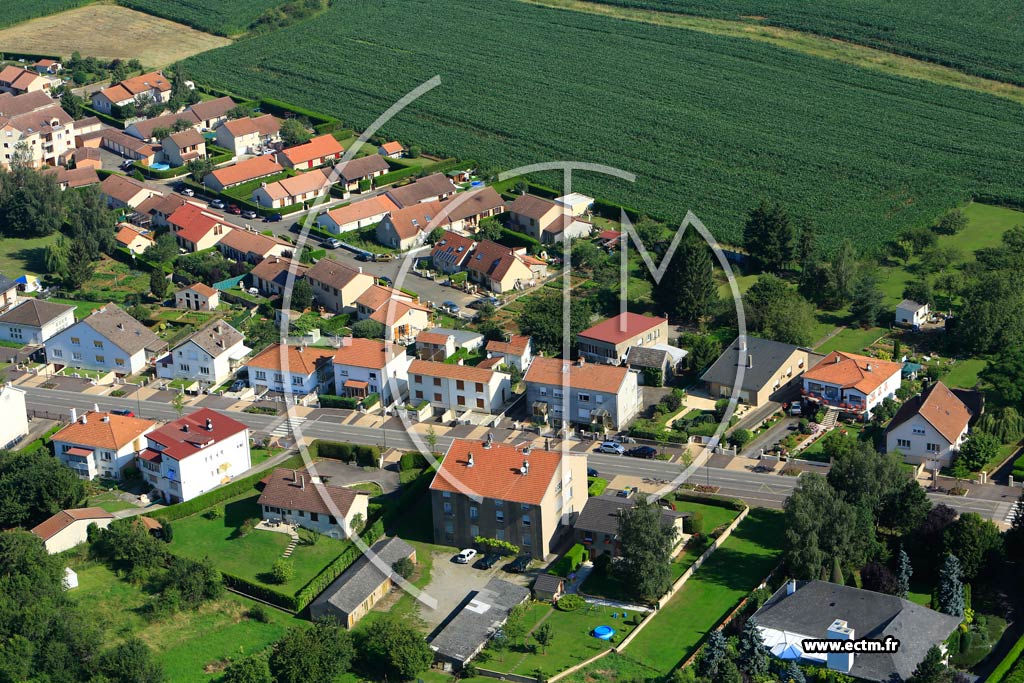 Photo arienne de Sainte-Marie-aux-Chnes