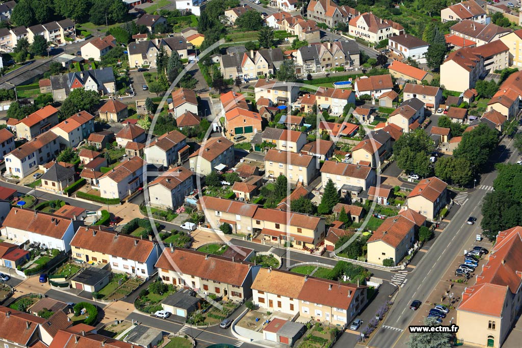 Photo arienne de Sainte-Marie-aux-Chnes
