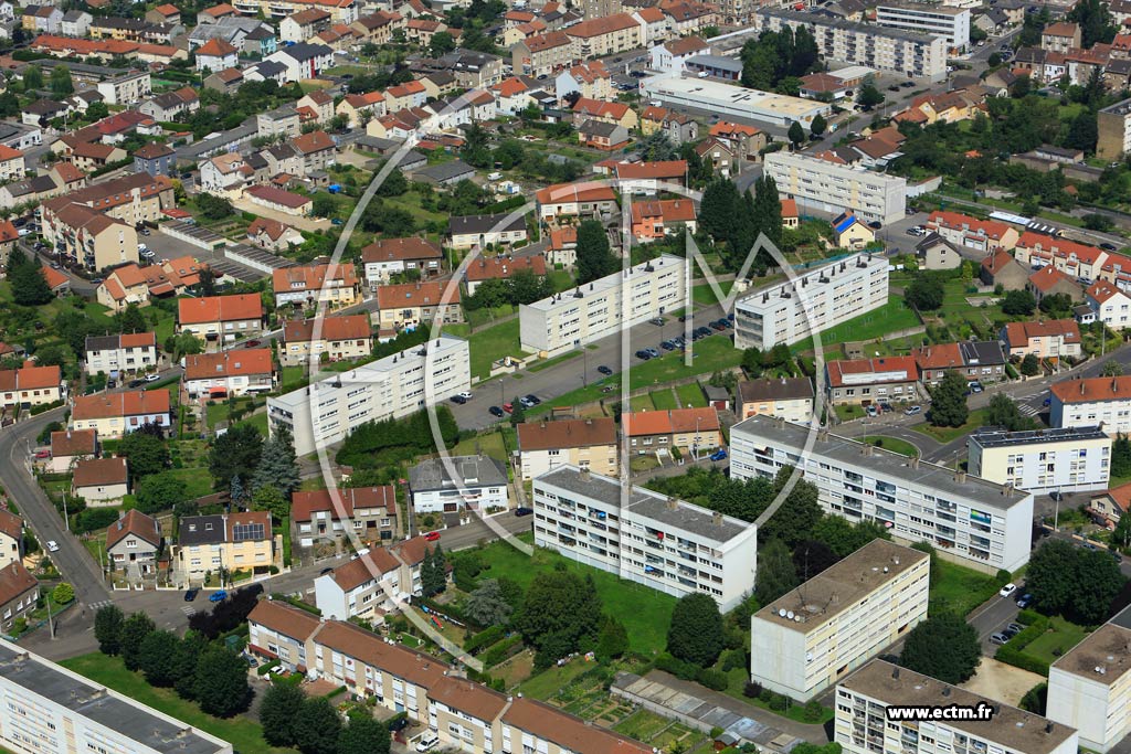 Photo arienne de Talange