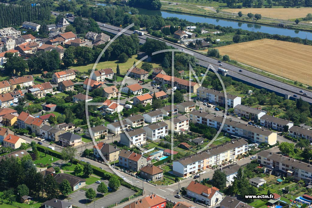 Photo arienne de Talange
