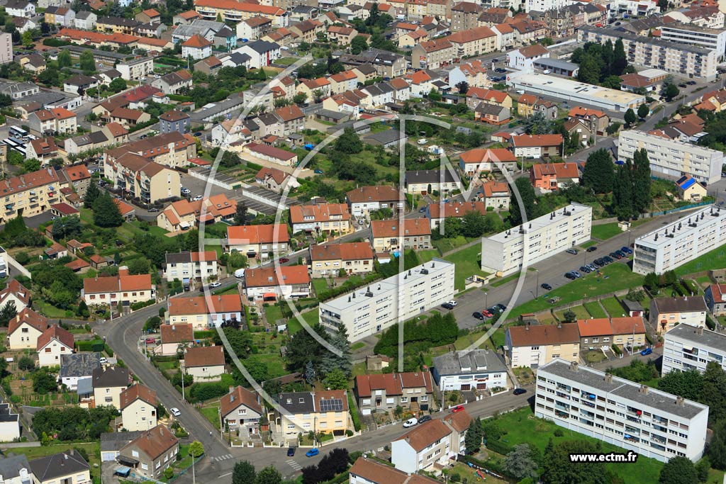 Photo arienne de Talange