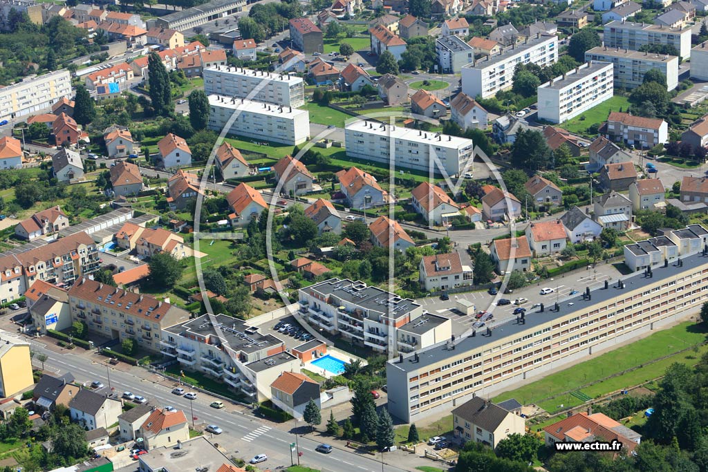 Photo arienne de Talange