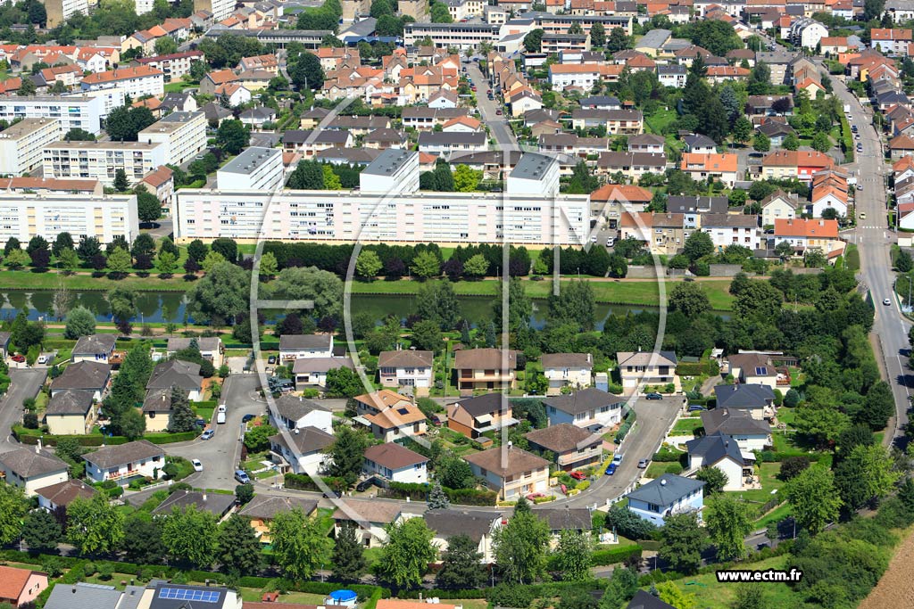 Photo arienne de Talange (La Fontaine)