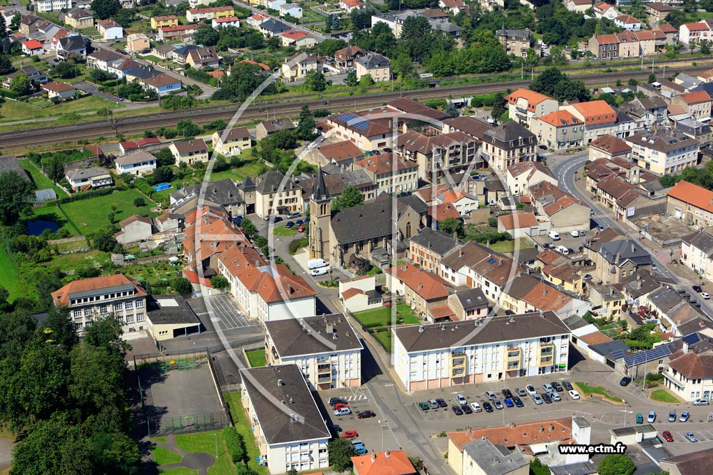 Photo arienne de Uckange