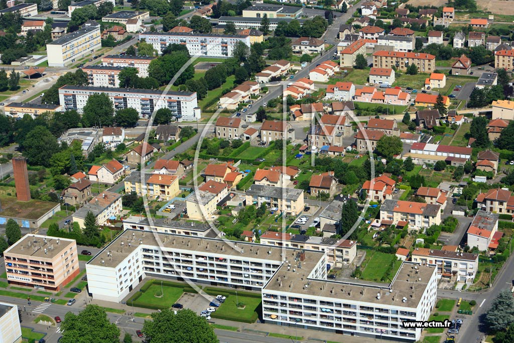 Photo arienne de Uckange