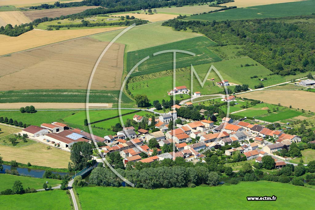 Photo arienne de Champougny