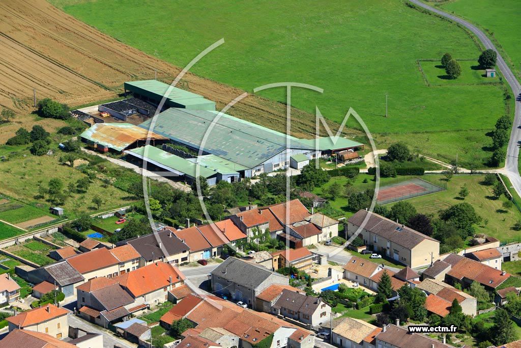 Photo arienne de Champougny