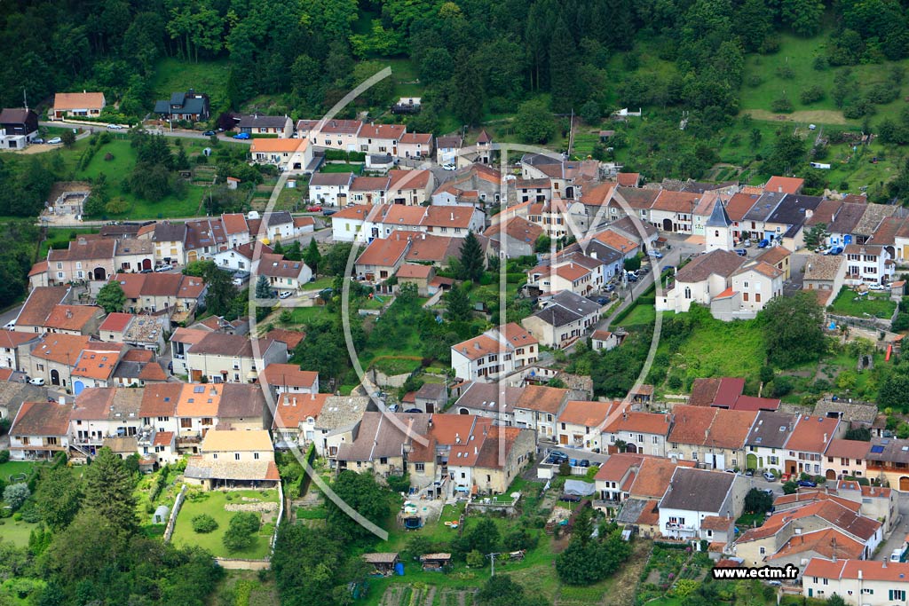 Photo arienne de Charmes-la-Cte