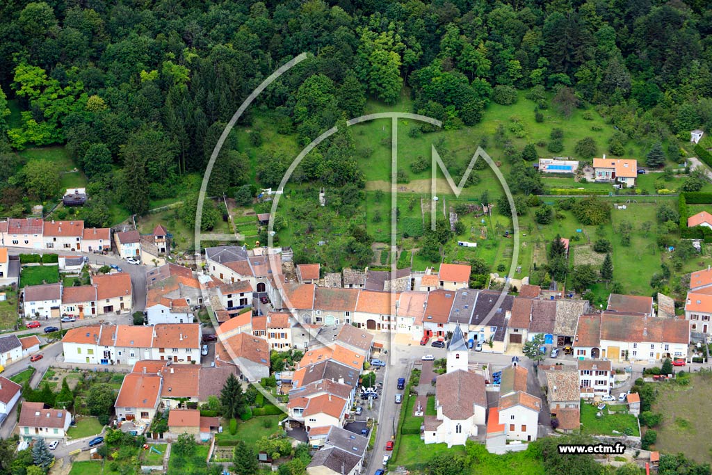 Photo arienne de Charmes-la-Cte