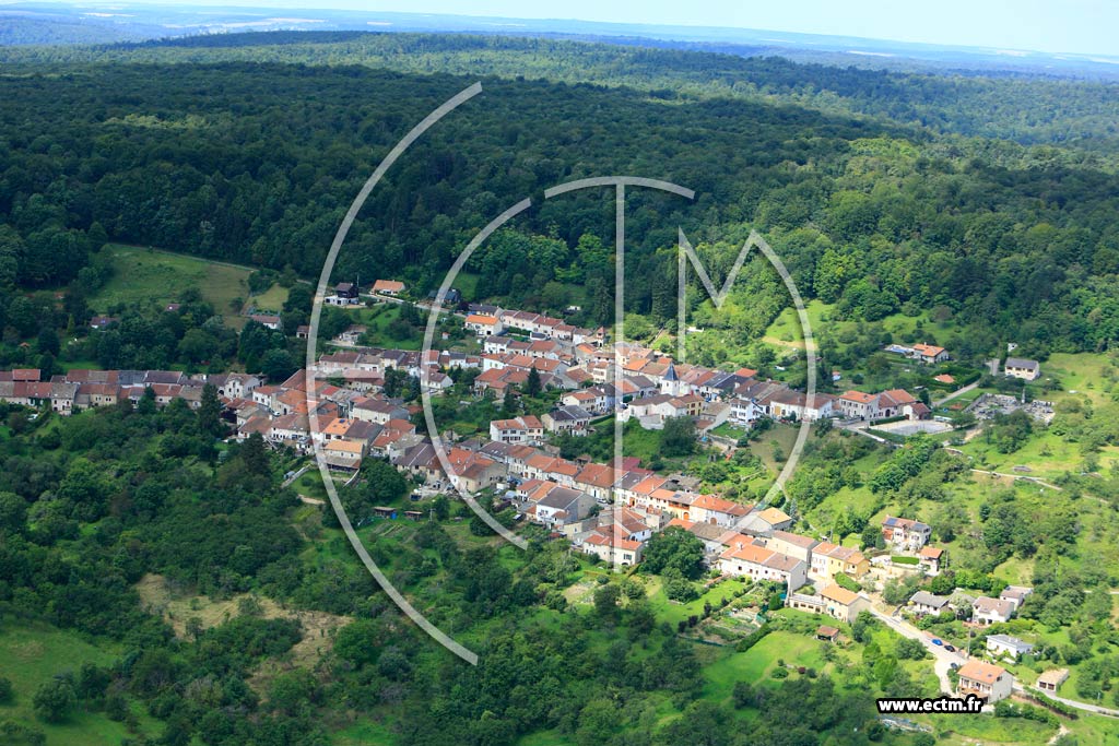 Photo arienne de Charmes-la-Cte