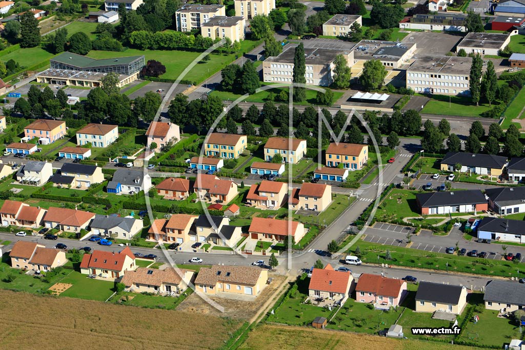 Photo arienne de Commercy
