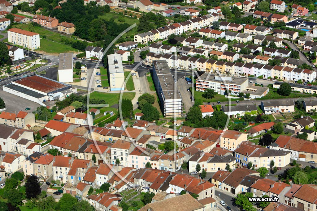 Photo arienne de Commercy