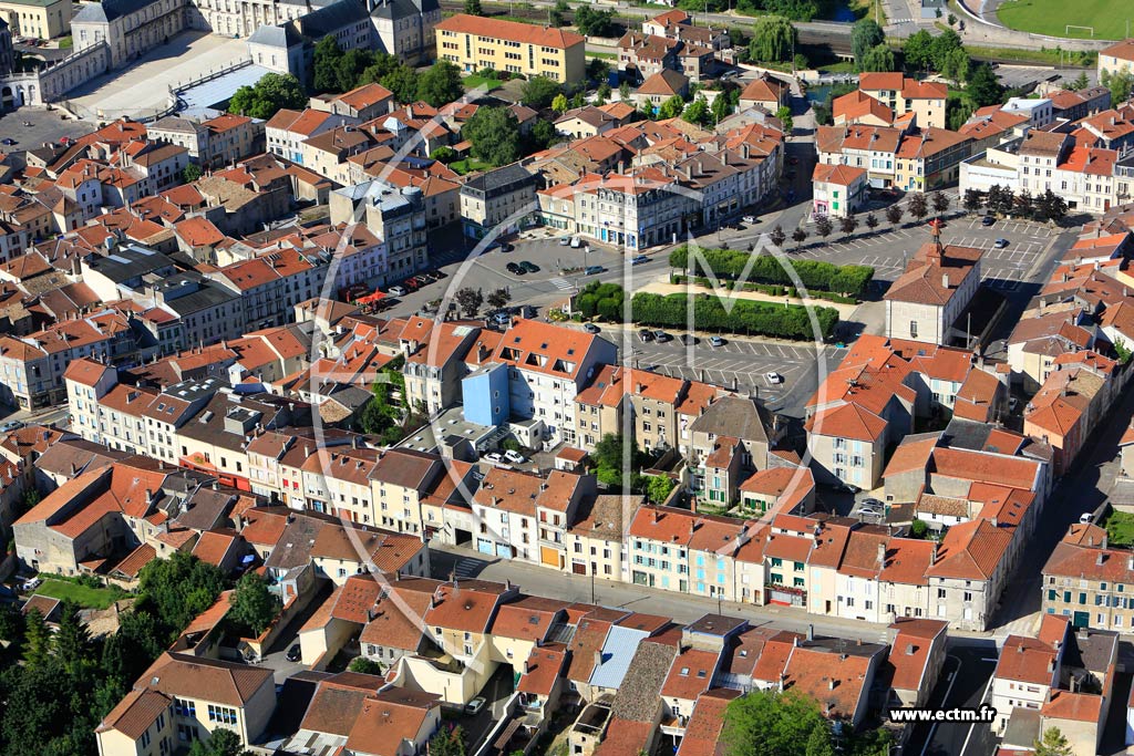 Photo arienne de Commercy