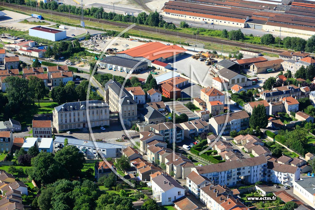 Photo arienne de Commercy