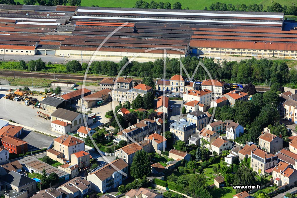 Photo arienne de Commercy