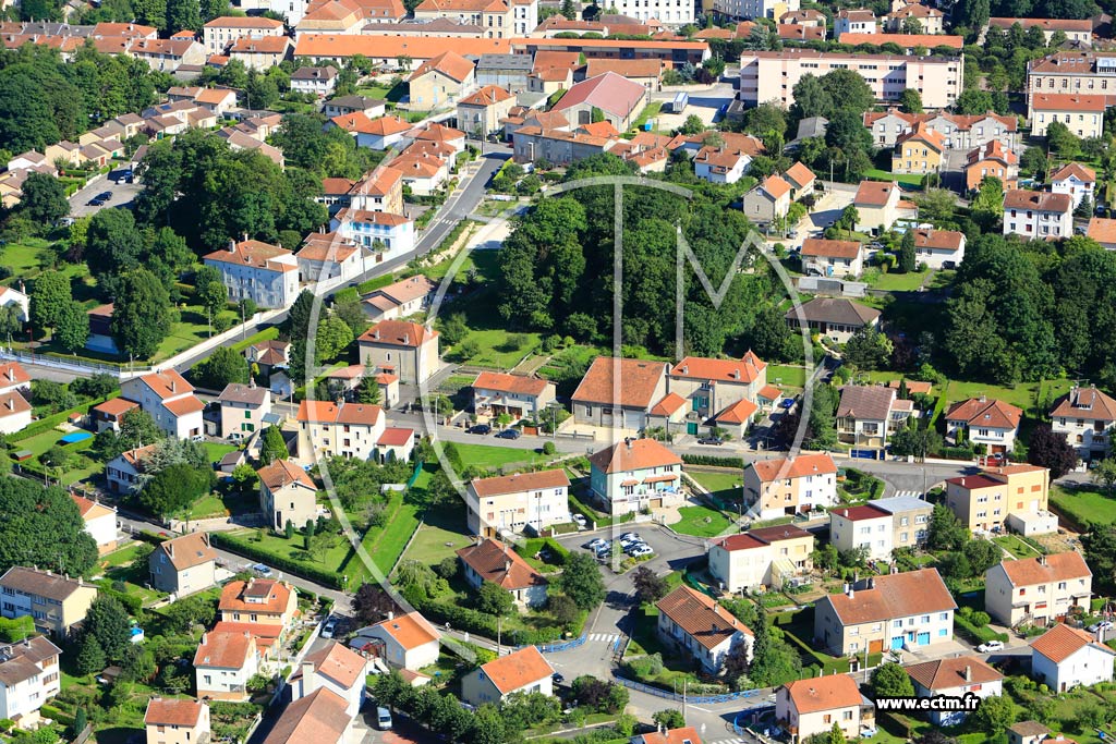 Photo arienne de Commercy