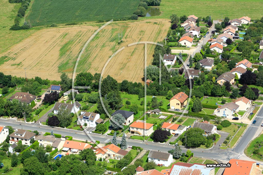Photo arienne de Domgermain (Bois le Comt)