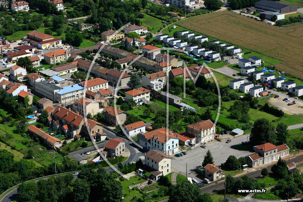 Photo arienne de Foug