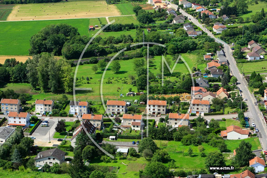 Photo arienne de Foug
