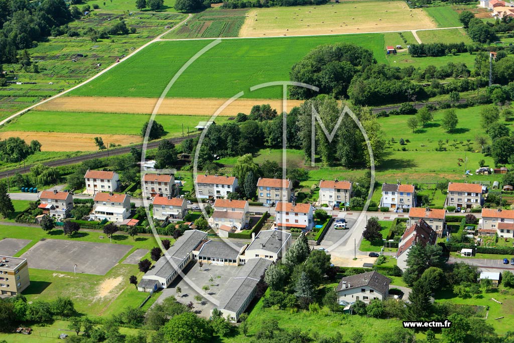 Photo arienne de Foug