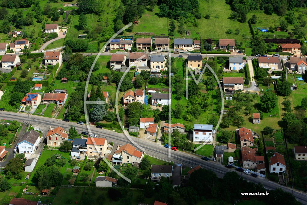 Photo arienne de Foug