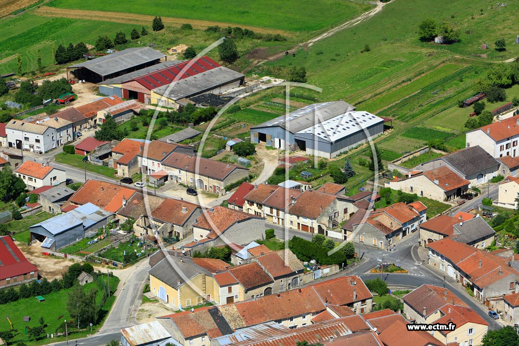 Photo arienne de Gibeaumeix