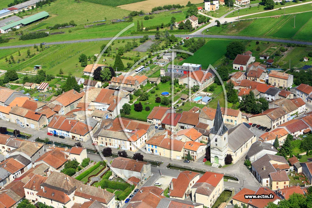 Photo arienne de Maxey-sur-Vaise