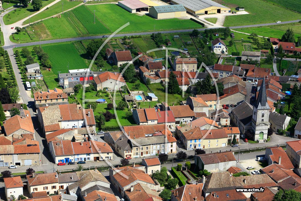 Photo arienne de Maxey-sur-Vaise
