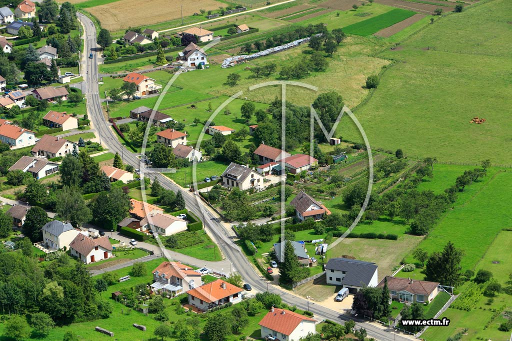 Photo arienne de Mont-le-Vignoble