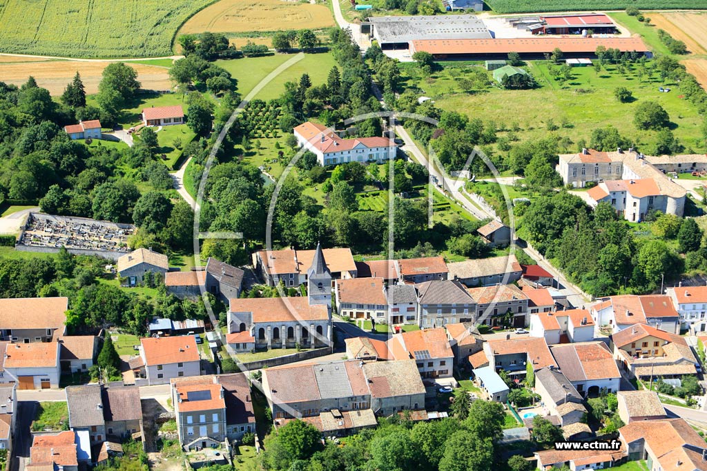 Photo arienne de Ourches-sur-Meuse