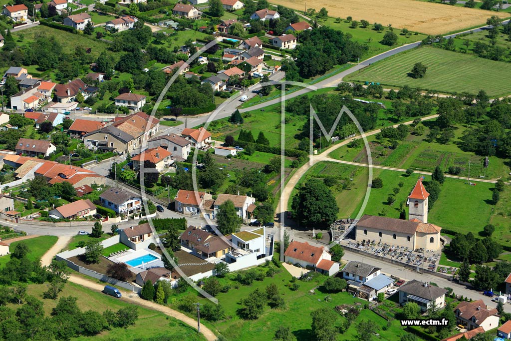 Photo arienne de Pagney-derrire-Barine