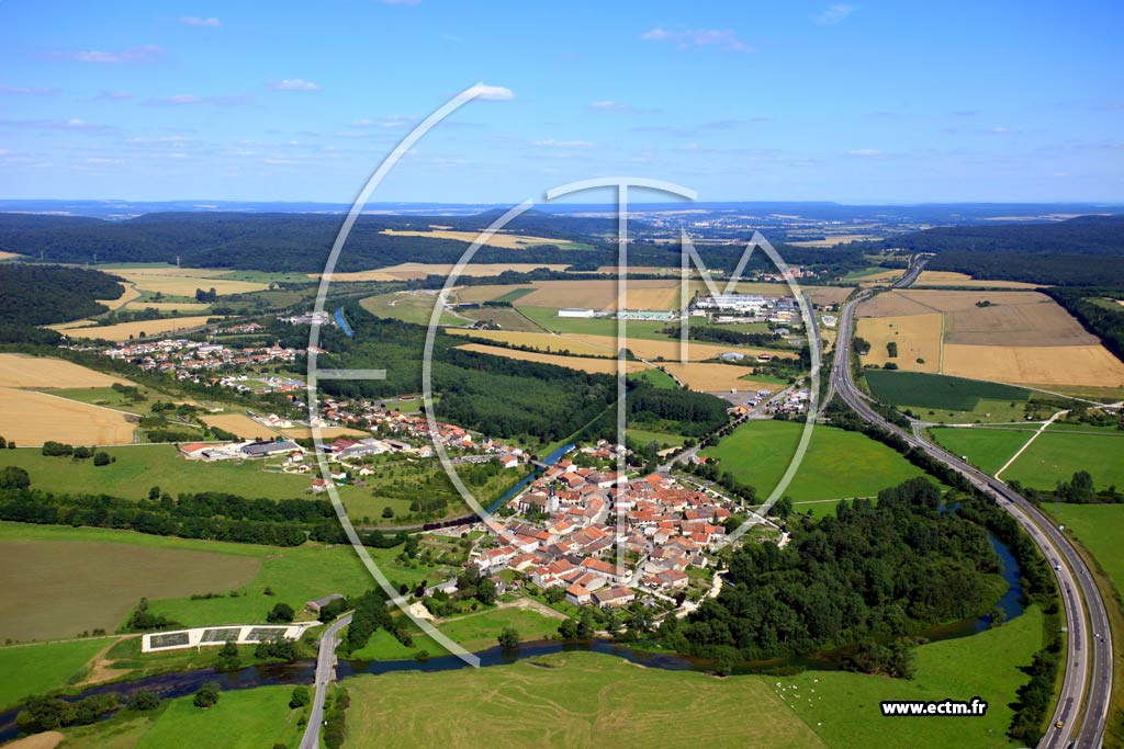 Photo arienne de Pagny-sur-Meuse