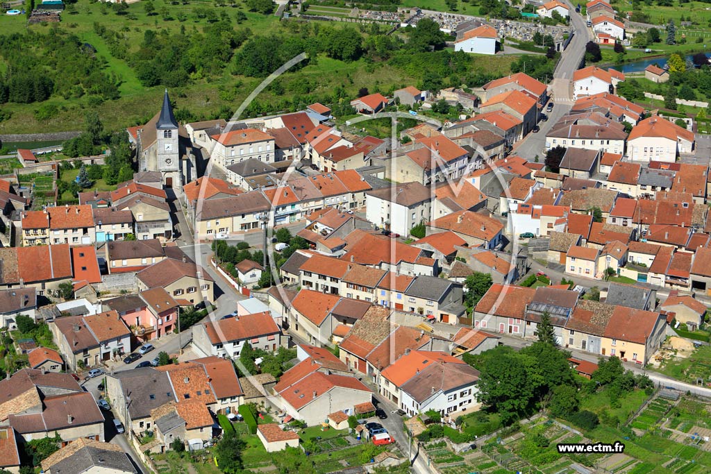 Photo arienne de Pagny-sur-Meuse