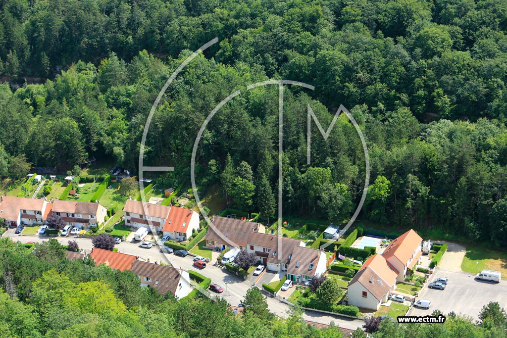 Photo arienne de Pierre-la-Treiche (Site de Vaux)