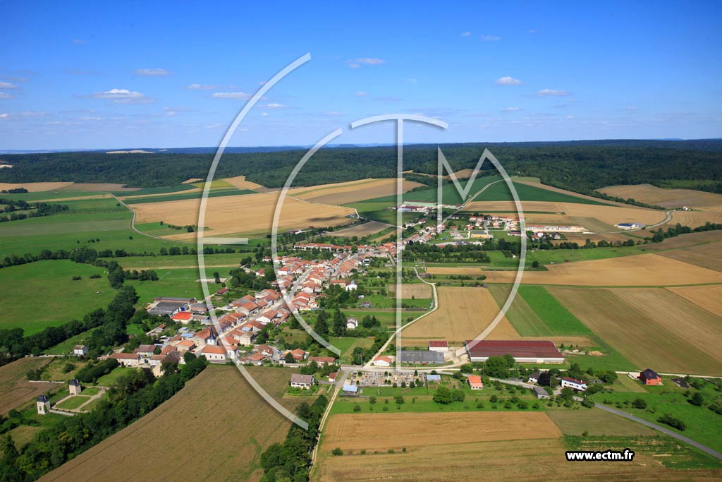 Photo arienne de Rigny-la-Salle