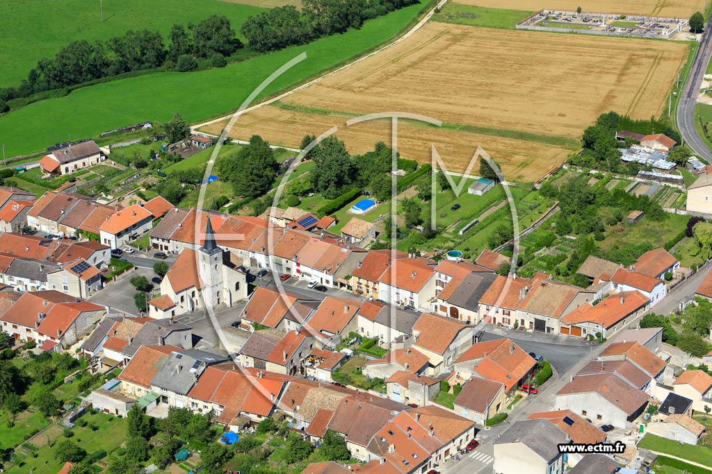 Photo arienne de Saint-Germain-sur-Meuse