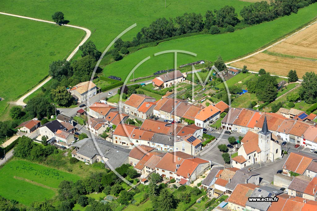 Photo arienne de Saint-Germain-sur-Meuse