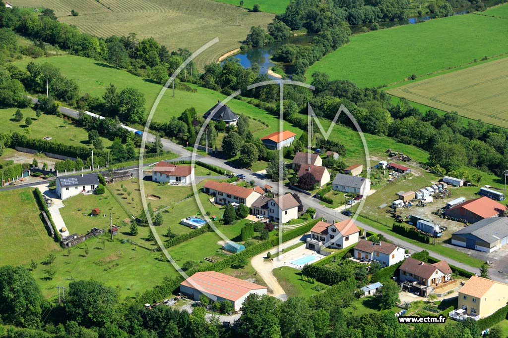 Photo arienne de Saint-Germain-sur-Meuse