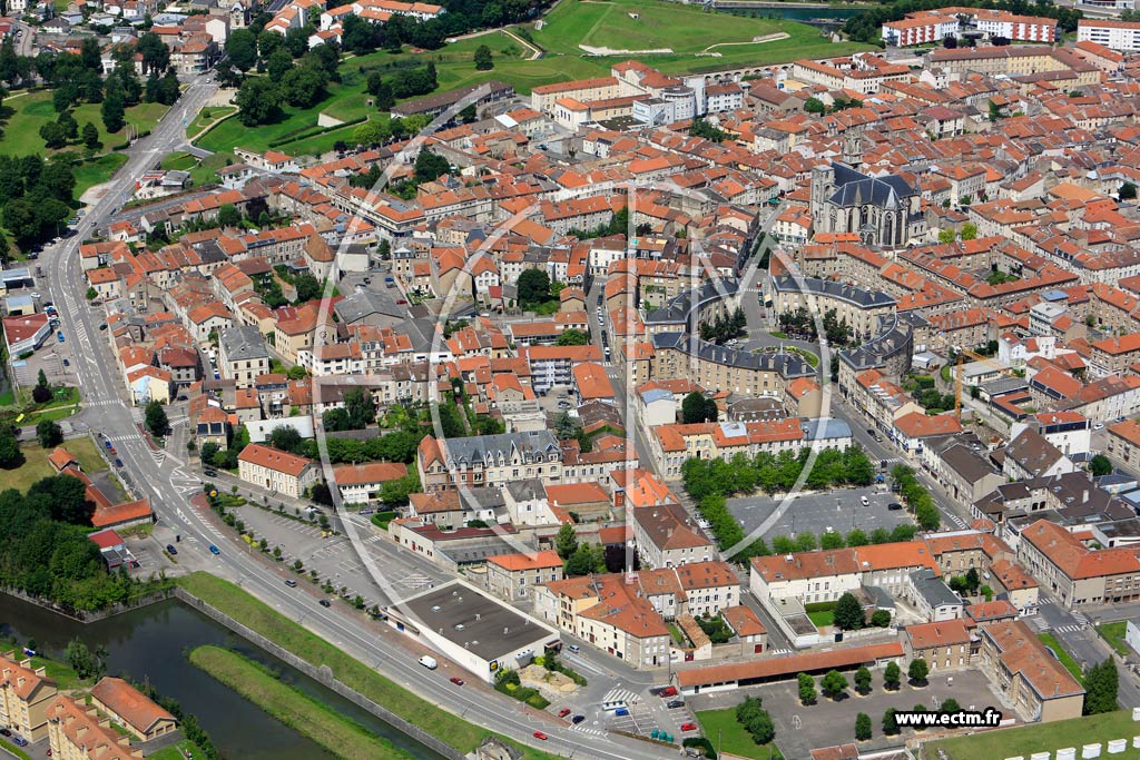 Photo arienne de Toul (Centre Ville)