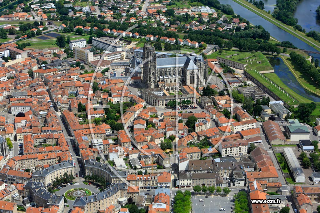 Photo arienne de Toul (Centre Ville)