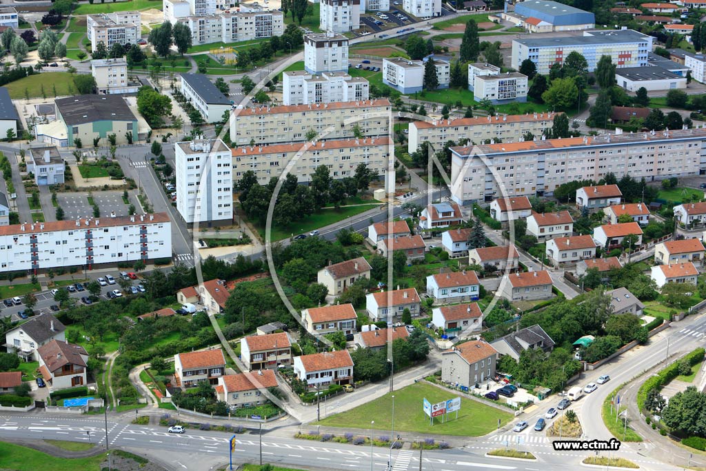 Photo arienne de Toul (Cit Saint Michel)