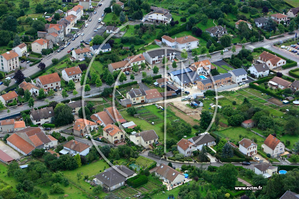 Photo arienne de Toul (Le Plateau Saint-Georges)