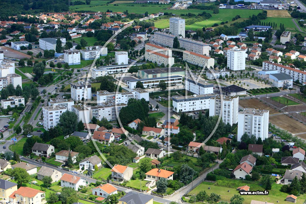 Photo arienne de Toul (Saint-Jacques)