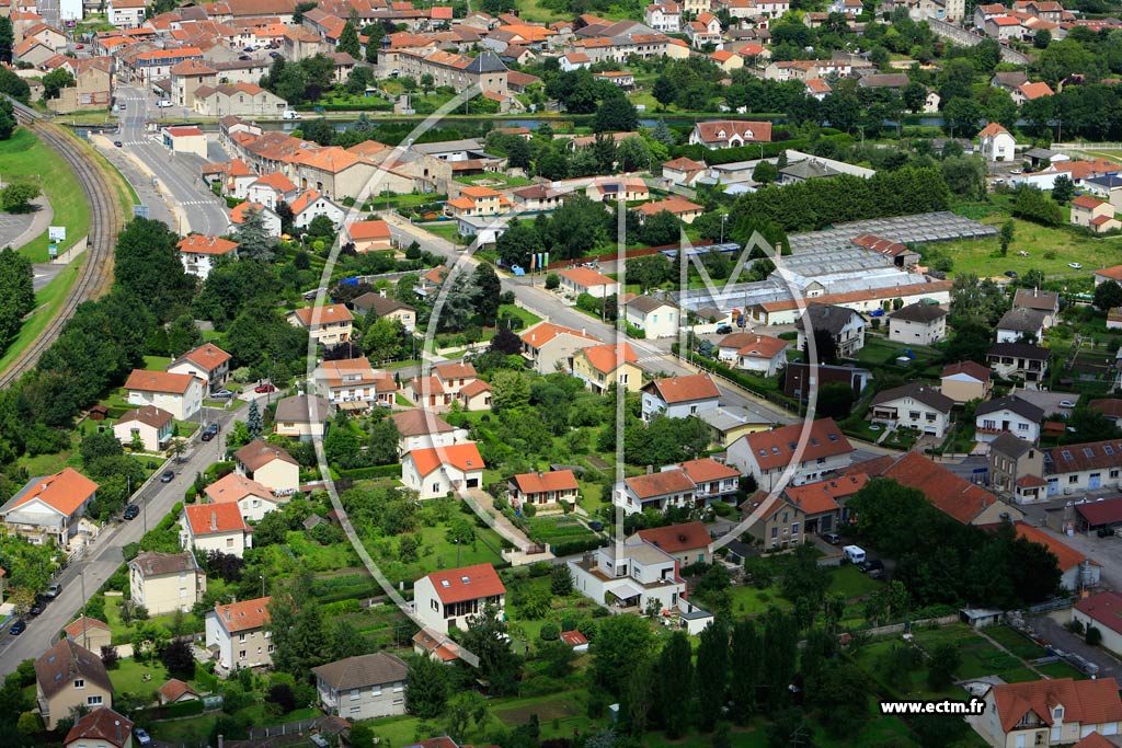 Photo arienne de Toul (Saint-Mansuy)