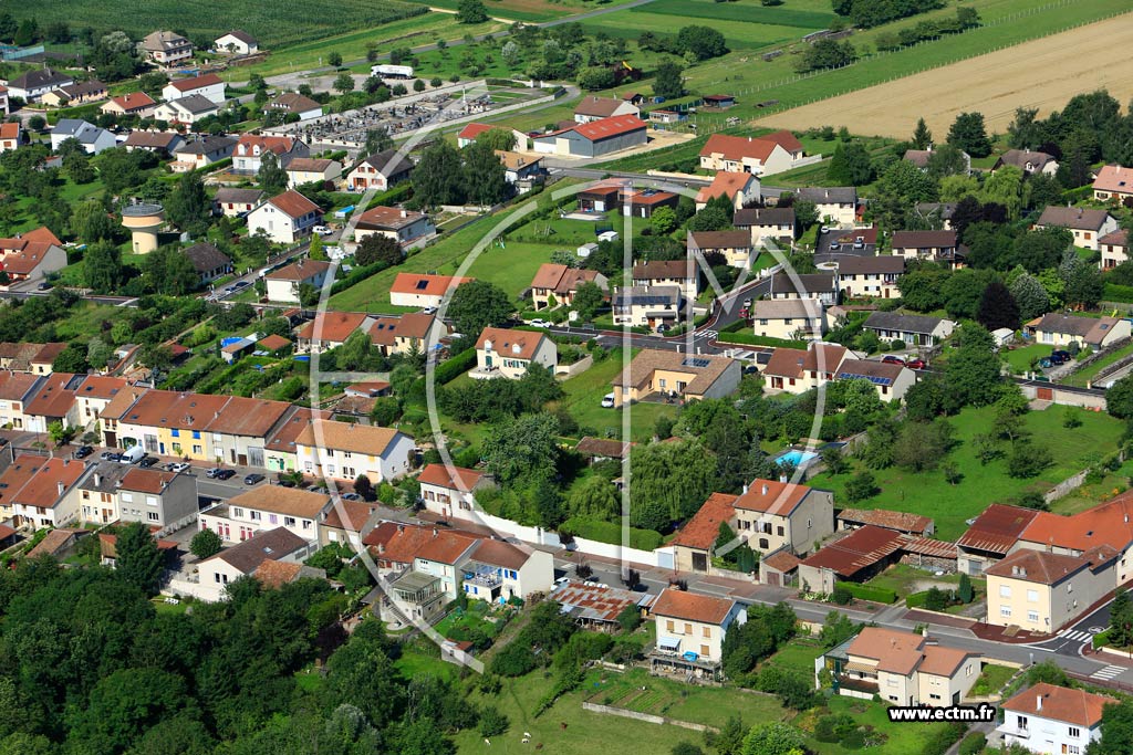 Photo arienne de Villey-Saint-tienne