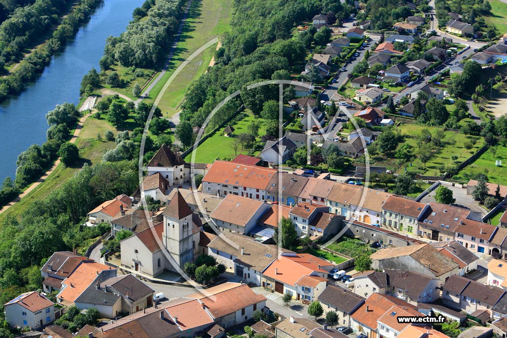 Photo arienne de Villey-Saint-tienne