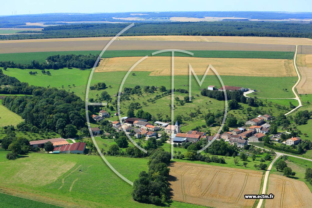 Photo arienne de piez-sur-Meuse