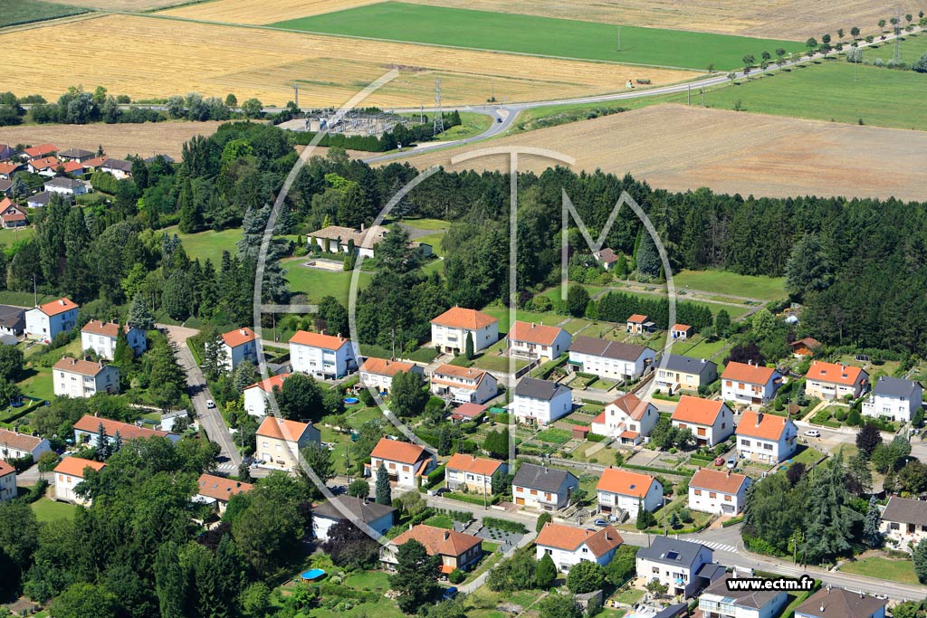 Photo arienne de Boulay-Moselle (Colline Saint Etienne)
