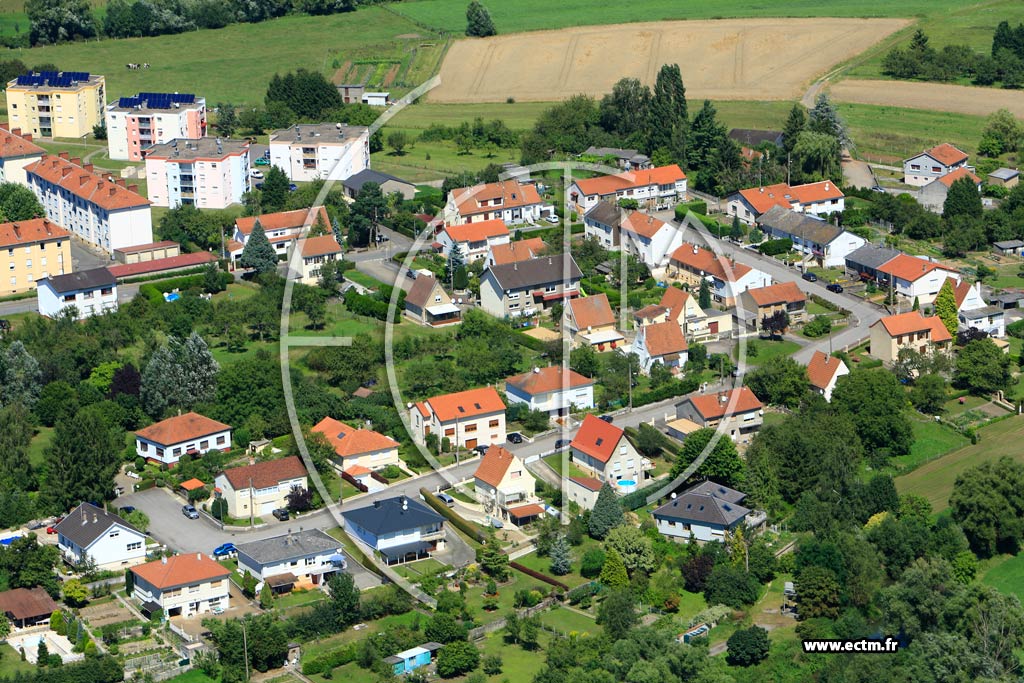 Photo arienne de Bouzonville (Cit de la Nied)