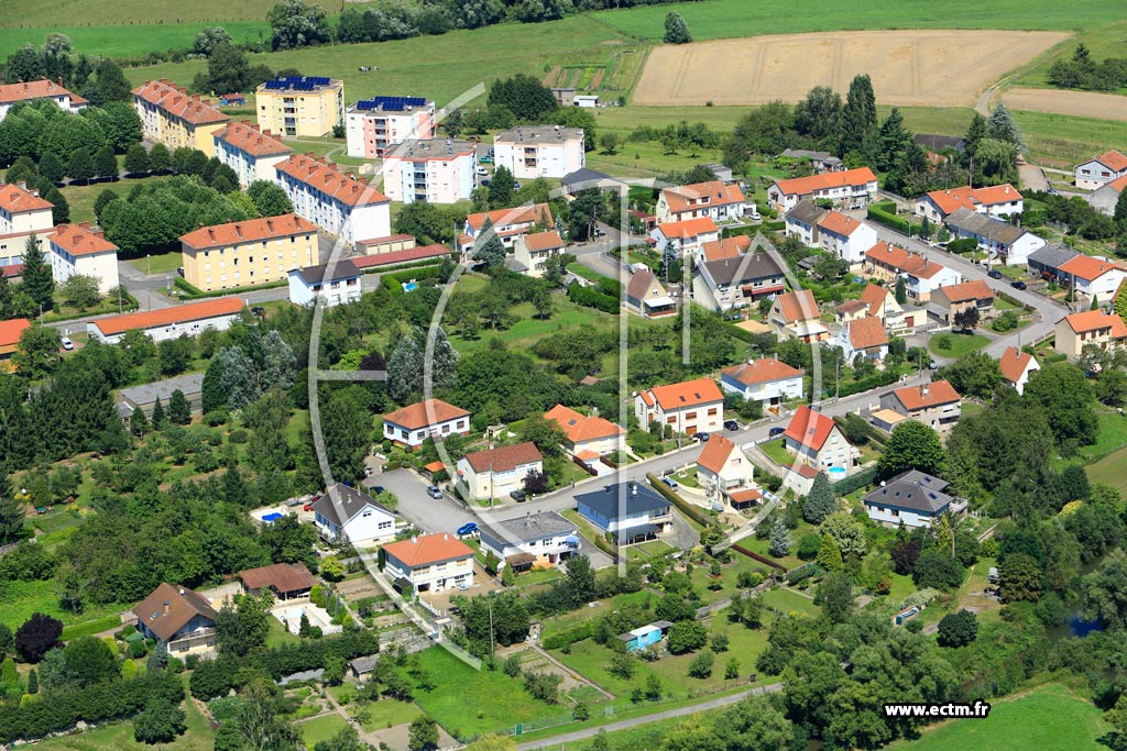 Photo arienne de Bouzonville (Cit de la Nied)